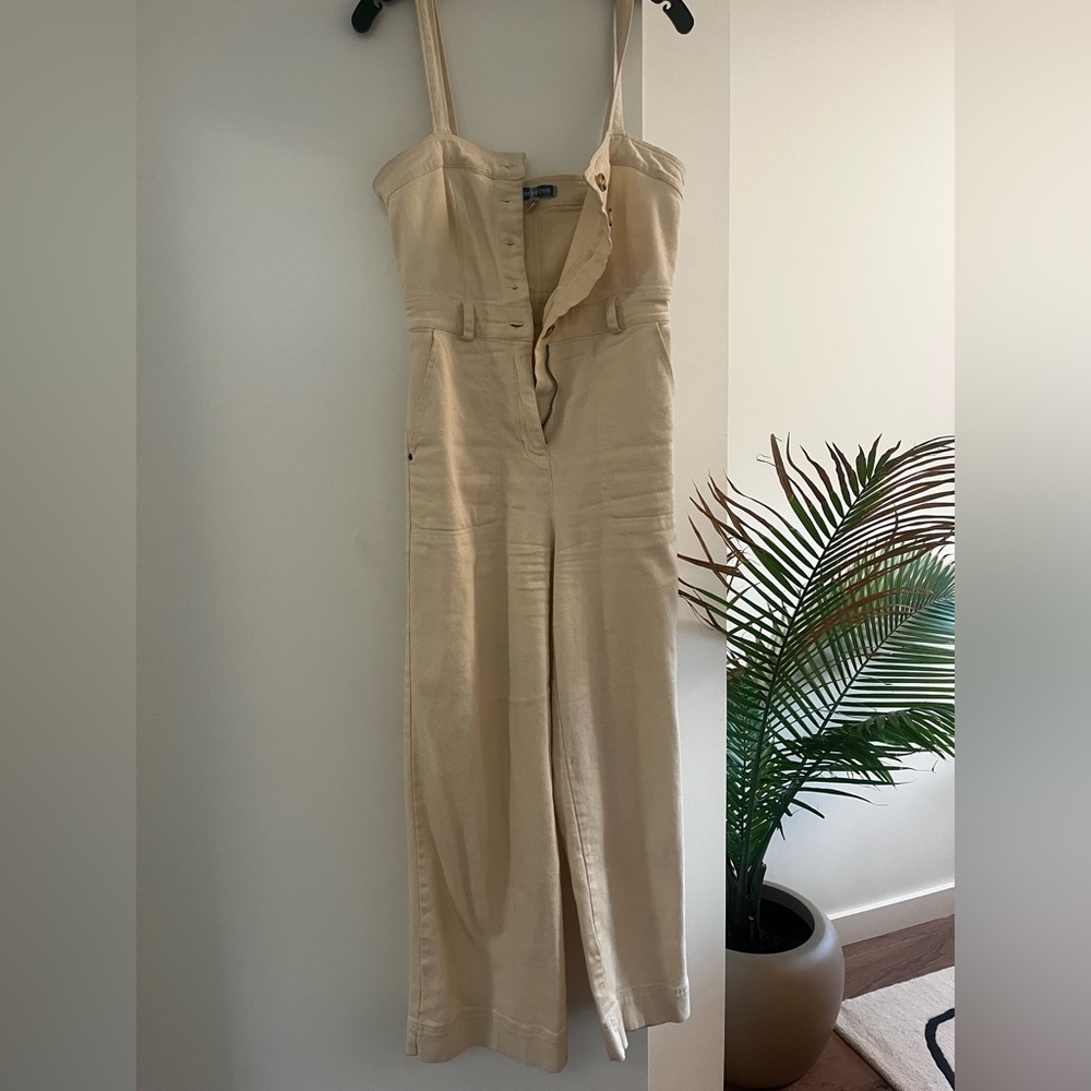 Cream jumpsuit